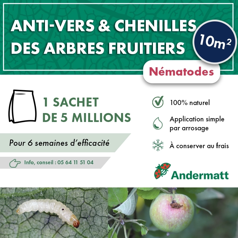 Nématodes pour Arbres Fruitiers 5M
