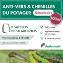 Nématodes  Mix pour Potager (2 x 50 millions)